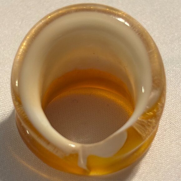 Murano Glass Ring - Size 6.5 - Picture 4 of 4